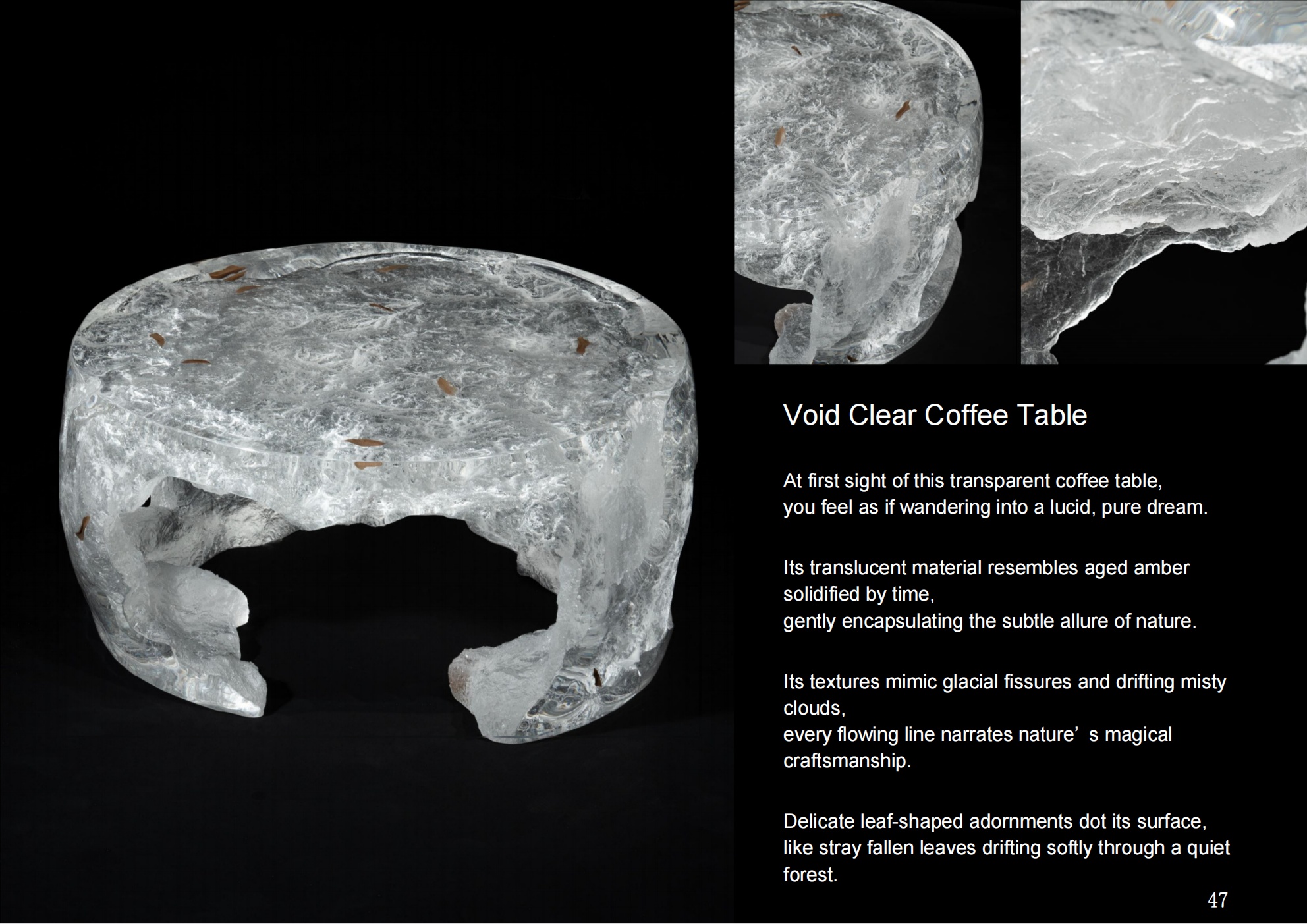 Empty Bright Coffee Table